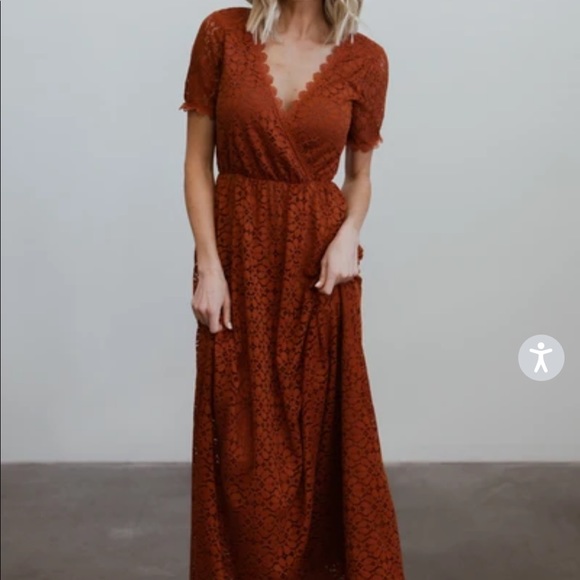 baltic born Dresses & Skirts - Venice Lace Maci Rust